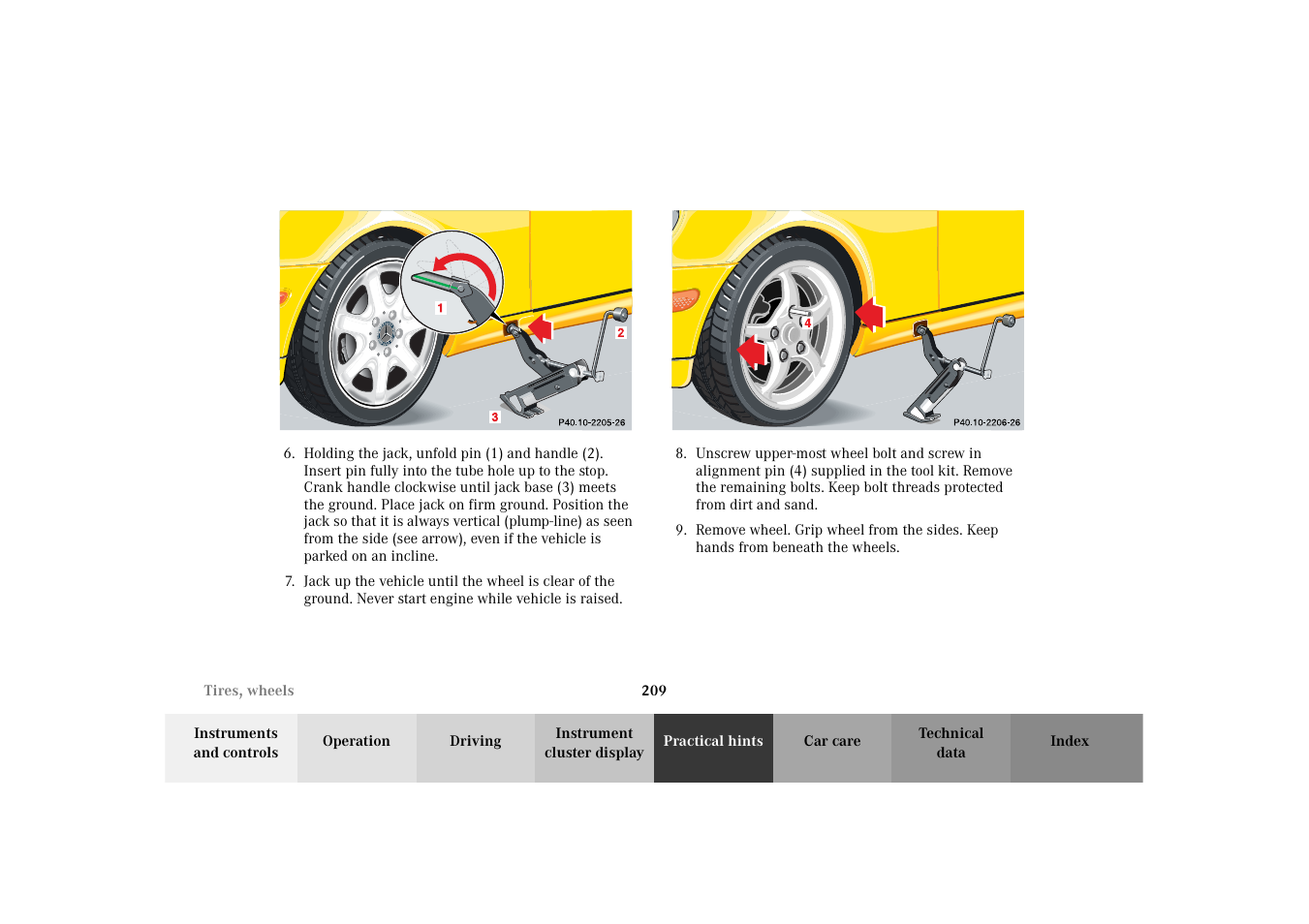Mercedes-Benz 2002 SLK 320 User Manual | Page 212 / 290