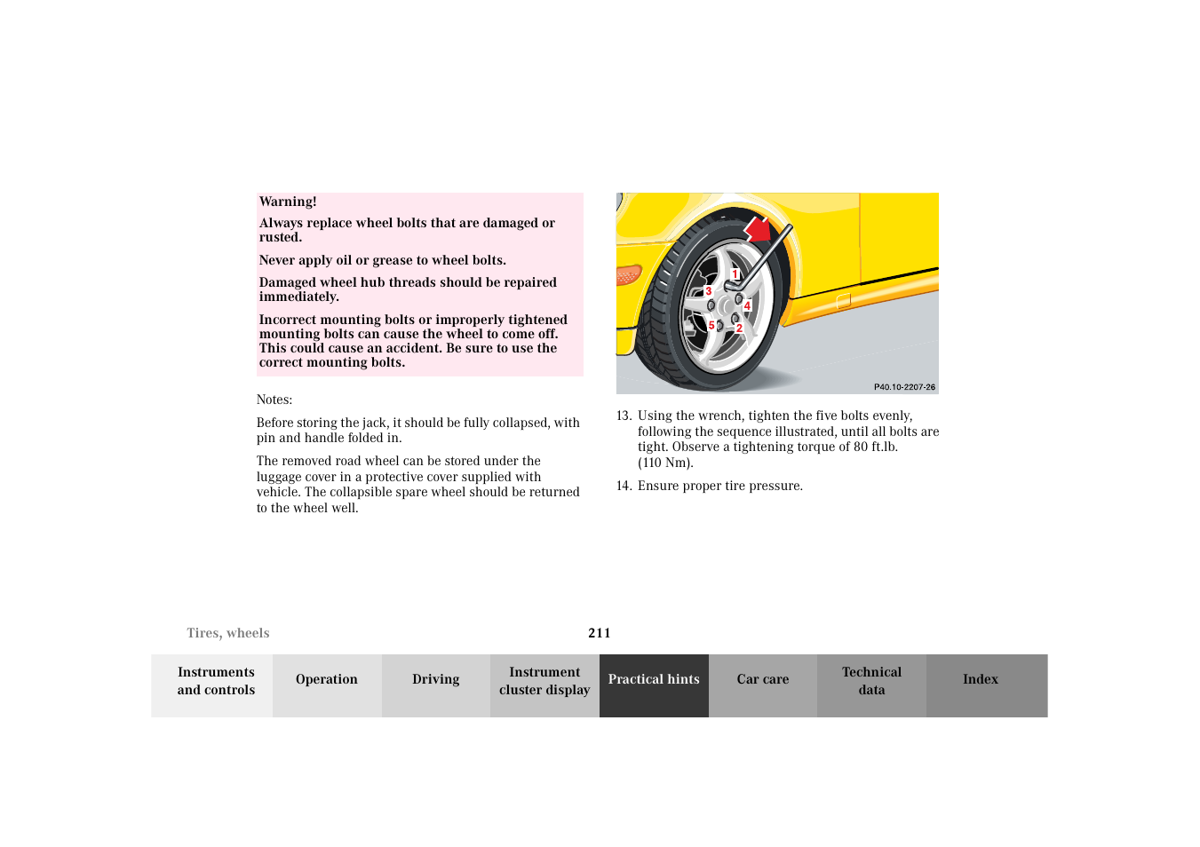 Mercedes-Benz 2002 SLK 320 User Manual | Page 214 / 290