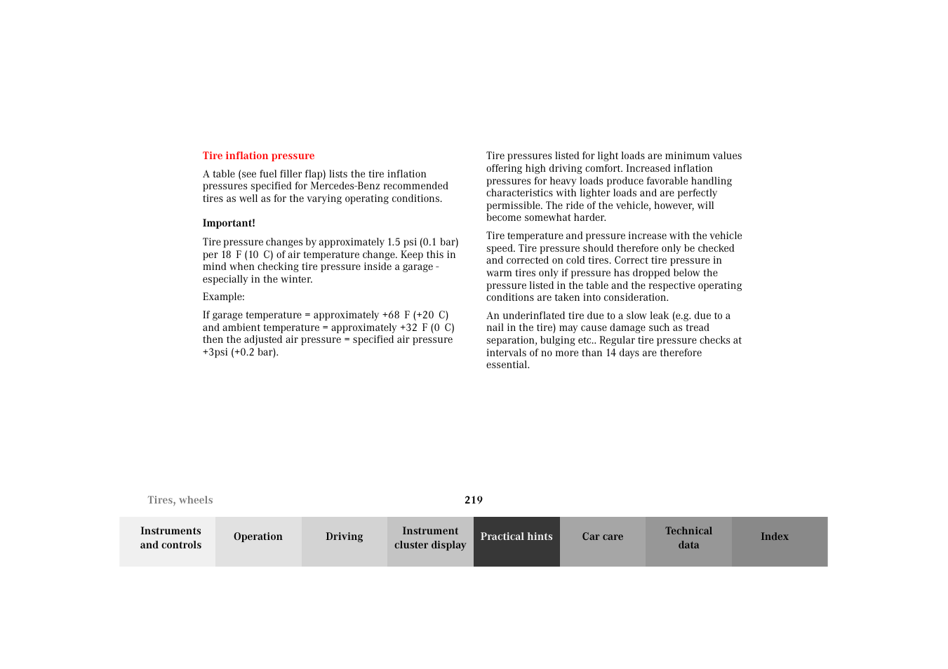 Mercedes-Benz 2002 SLK 320 User Manual | Page 222 / 290