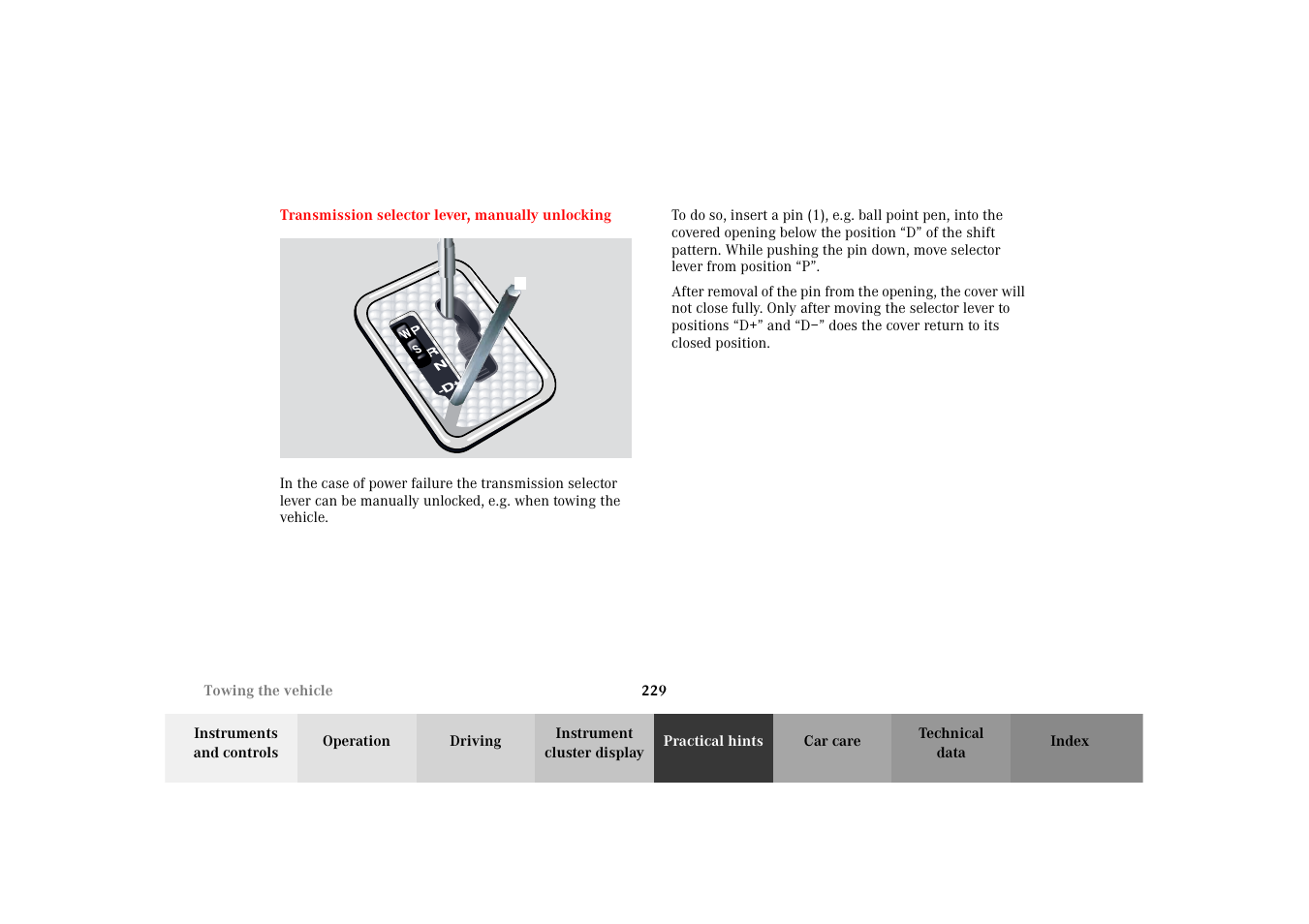 Mercedes-Benz 2002 SLK 320 User Manual | Page 232 / 290
