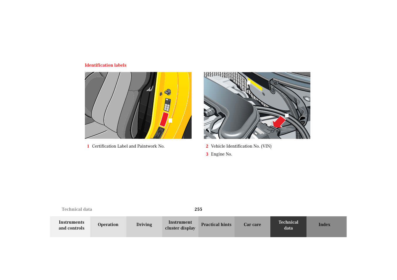 Mercedes-Benz 2002 SLK 320 User Manual | Page 258 / 290