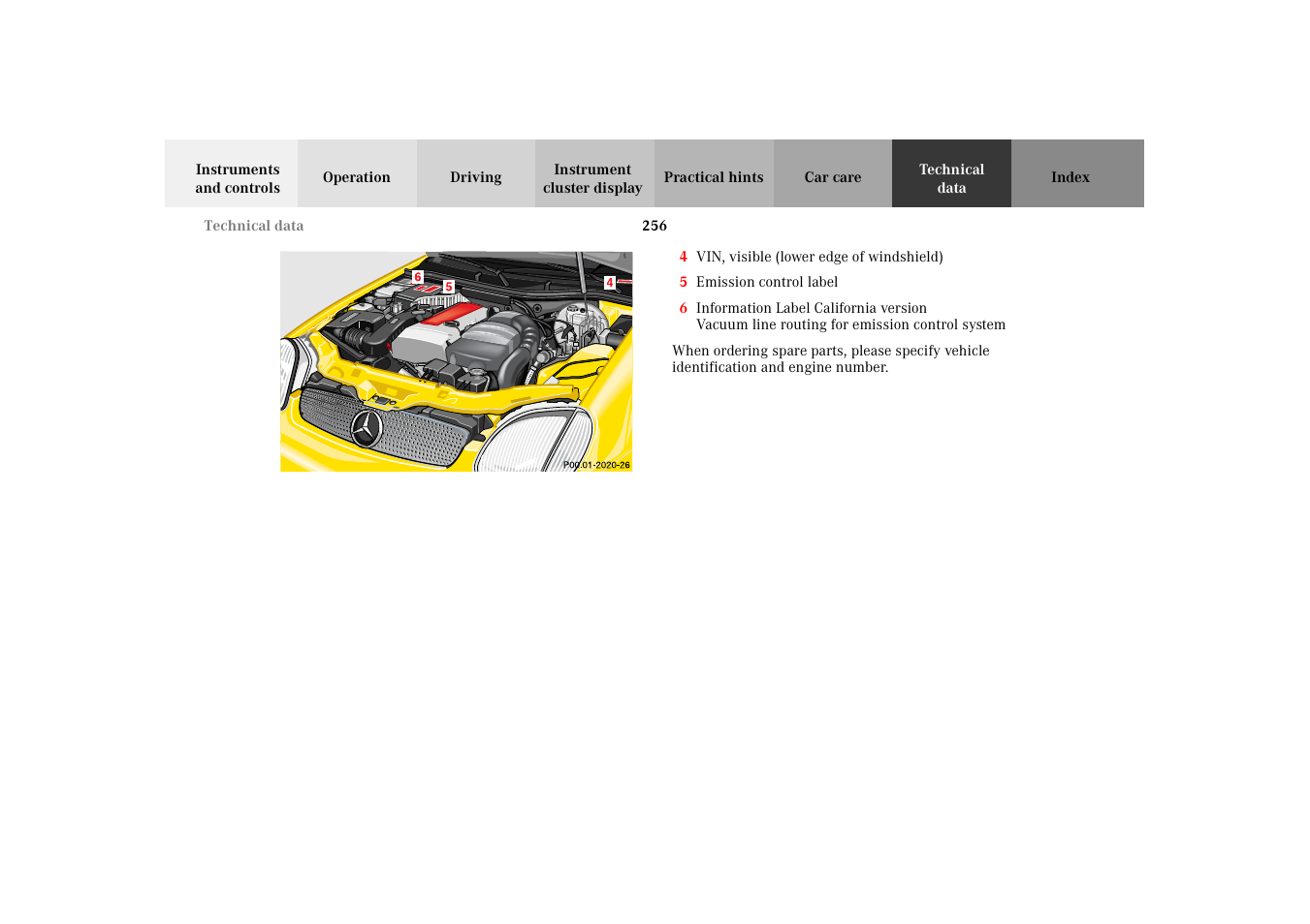 Mercedes-Benz 2002 SLK 320 User Manual | Page 259 / 290