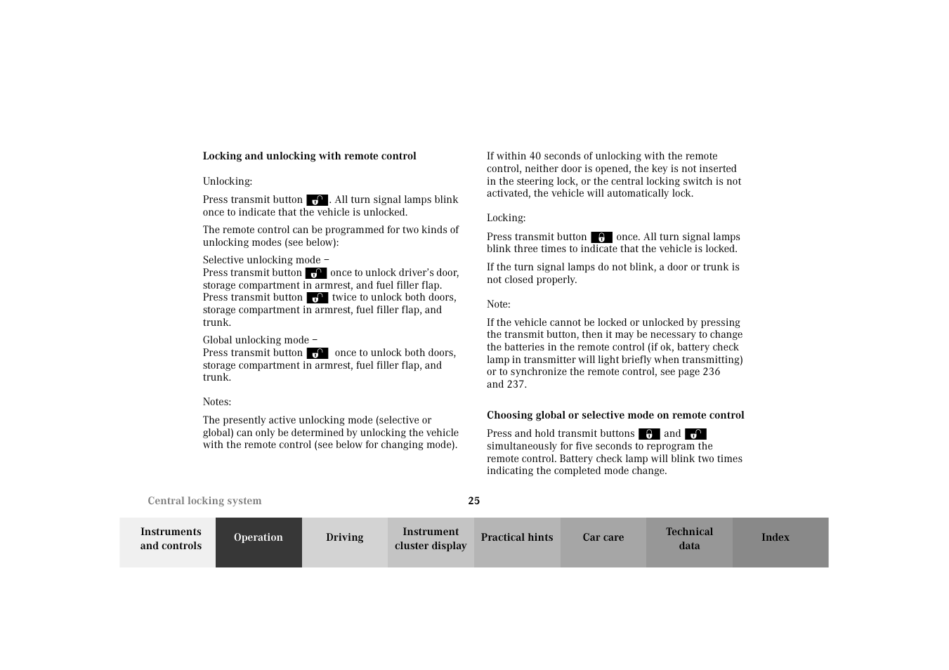 Mercedes-Benz 2002 SLK 320 User Manual | Page 28 / 290