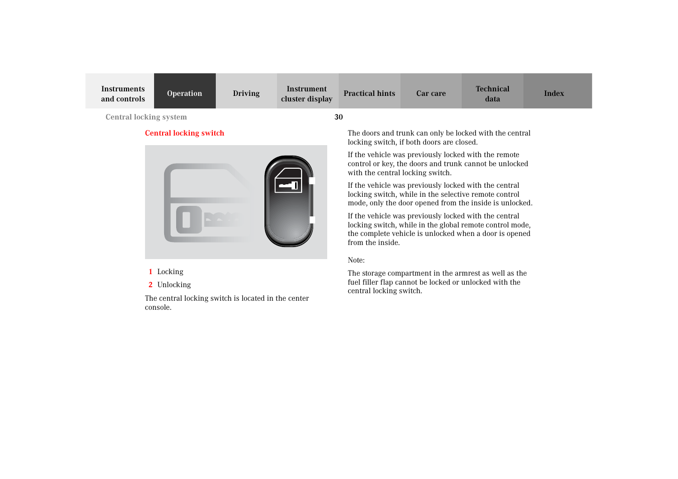 Mercedes-Benz 2002 SLK 320 User Manual | Page 33 / 290