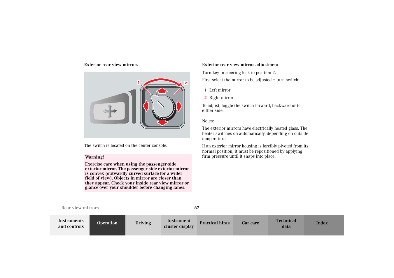 Mercedes-Benz 2002 SLK 320 User Manual | Page 70 / 290