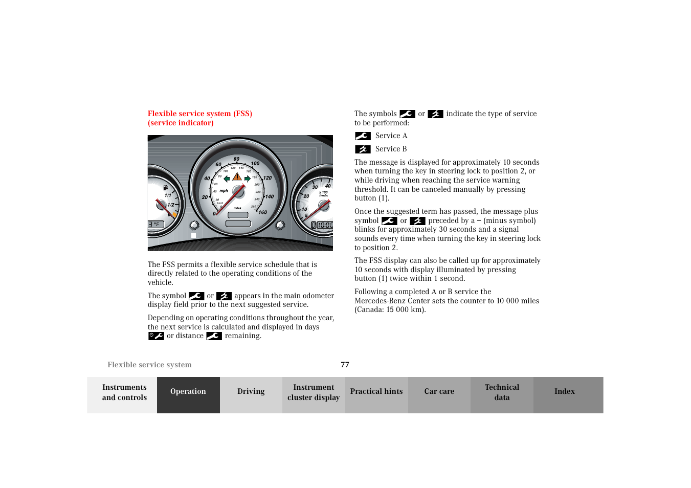 Mercedes-Benz 2002 SLK 320 User Manual | Page 80 / 290