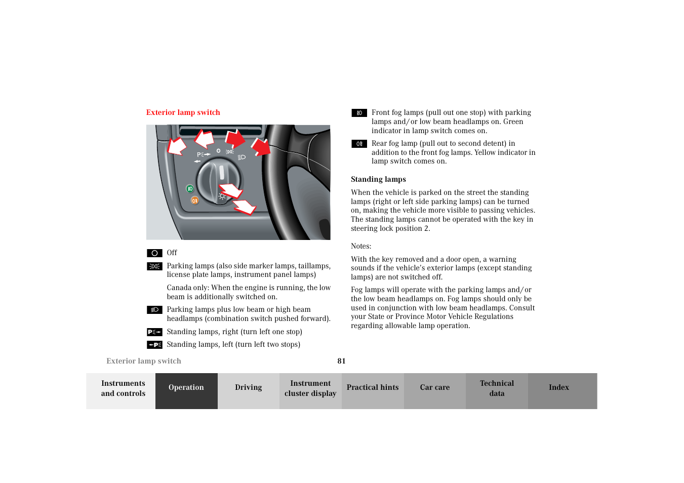 Mercedes-Benz 2002 SLK 320 User Manual | Page 84 / 290