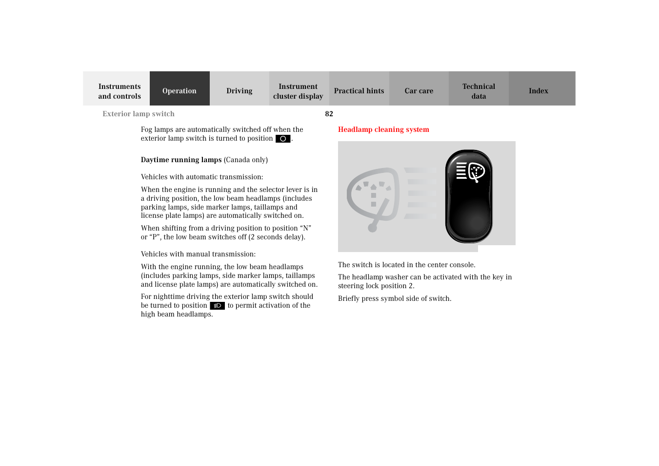 Mercedes-Benz 2002 SLK 320 User Manual | Page 85 / 290