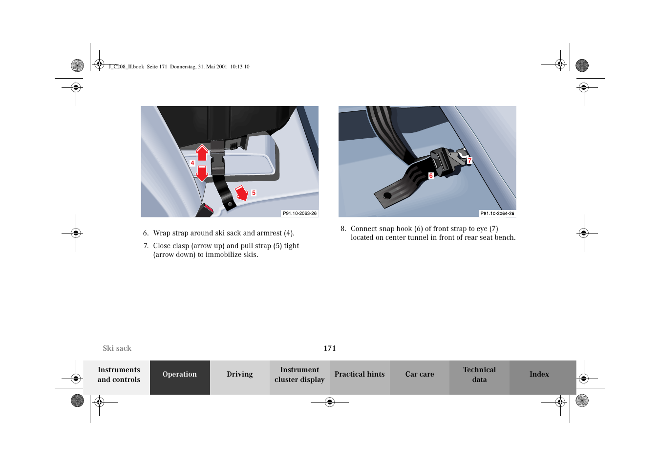Mercedes-Benz 2002 CLK 55 AMG User Manual | Page 174 / 330