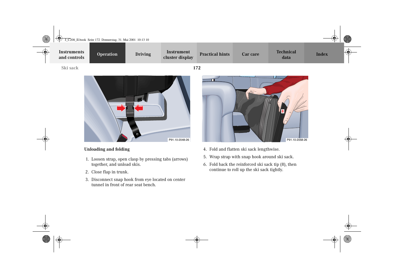 Mercedes-Benz 2002 CLK 55 AMG User Manual | Page 175 / 330