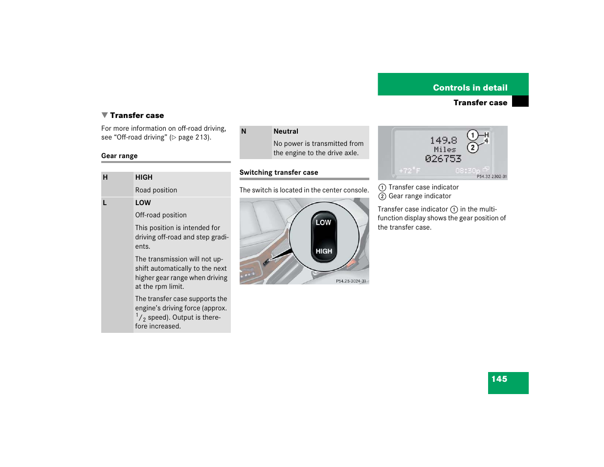Mercedes-Benz 2004 G 500 User Manual | Page 145 / 376
