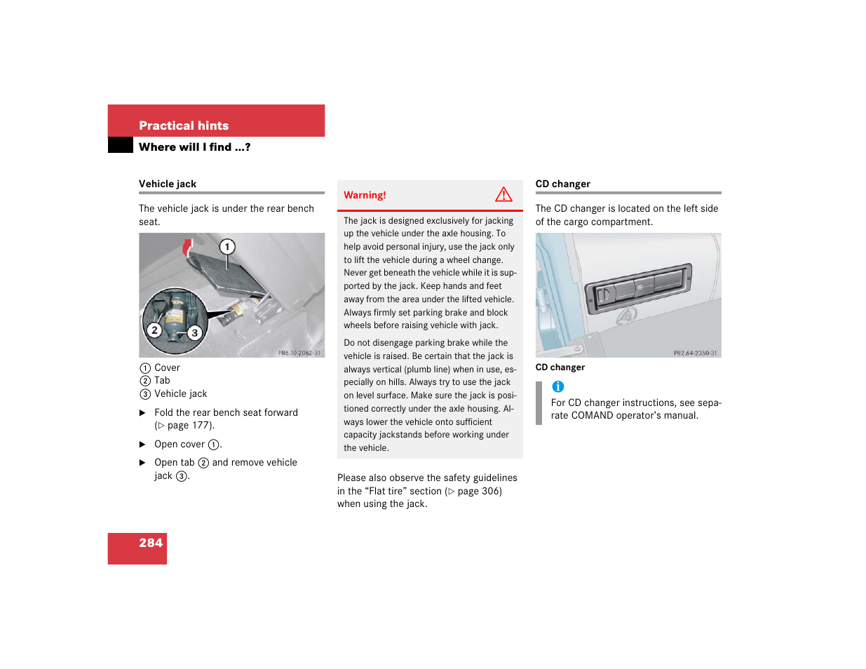 Mercedes-Benz 2004 G 500 User Manual | Page 284 / 376