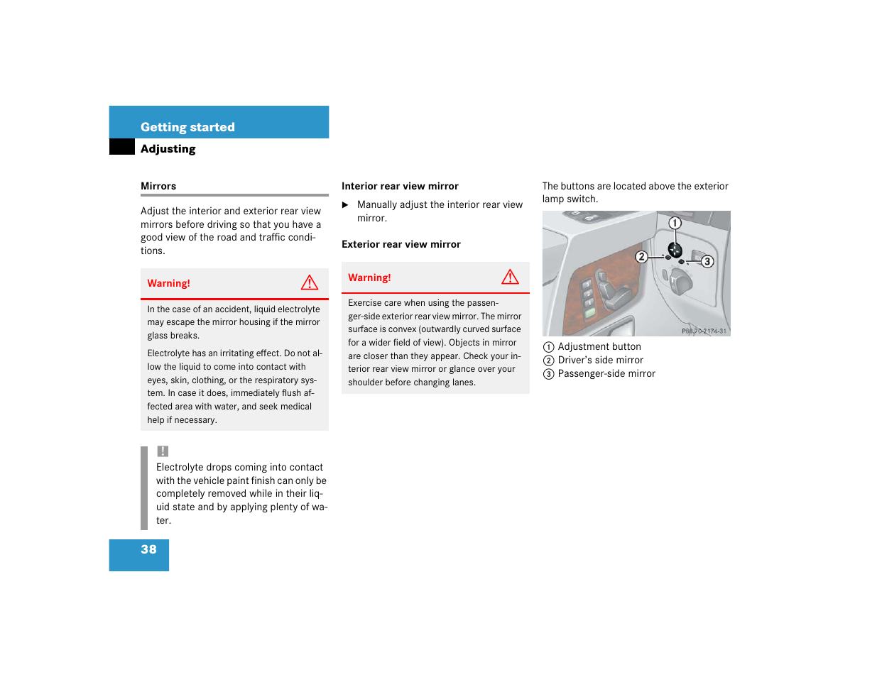 Mercedes-Benz 2004 G 500 User Manual | Page 38 / 376