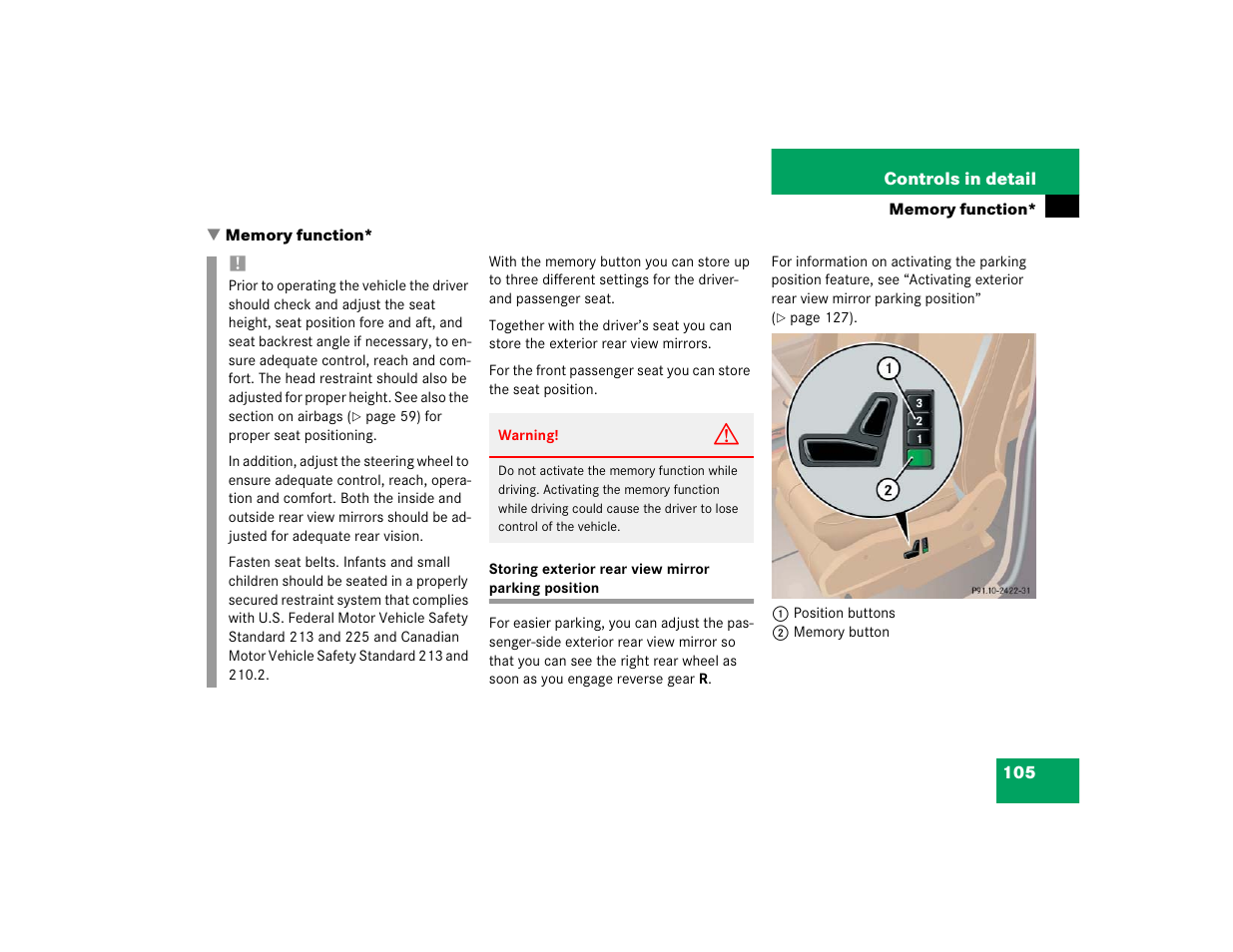 Mercedes-Benz 2004 ML 500 User Manual | Page 105 / 344
