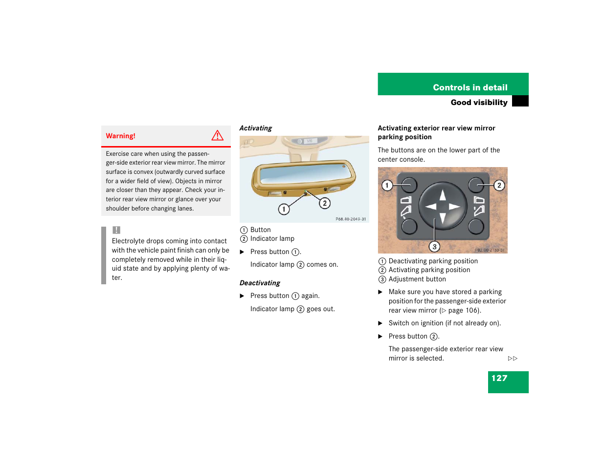 Mercedes-Benz 2004 ML 500 User Manual | Page 127 / 344