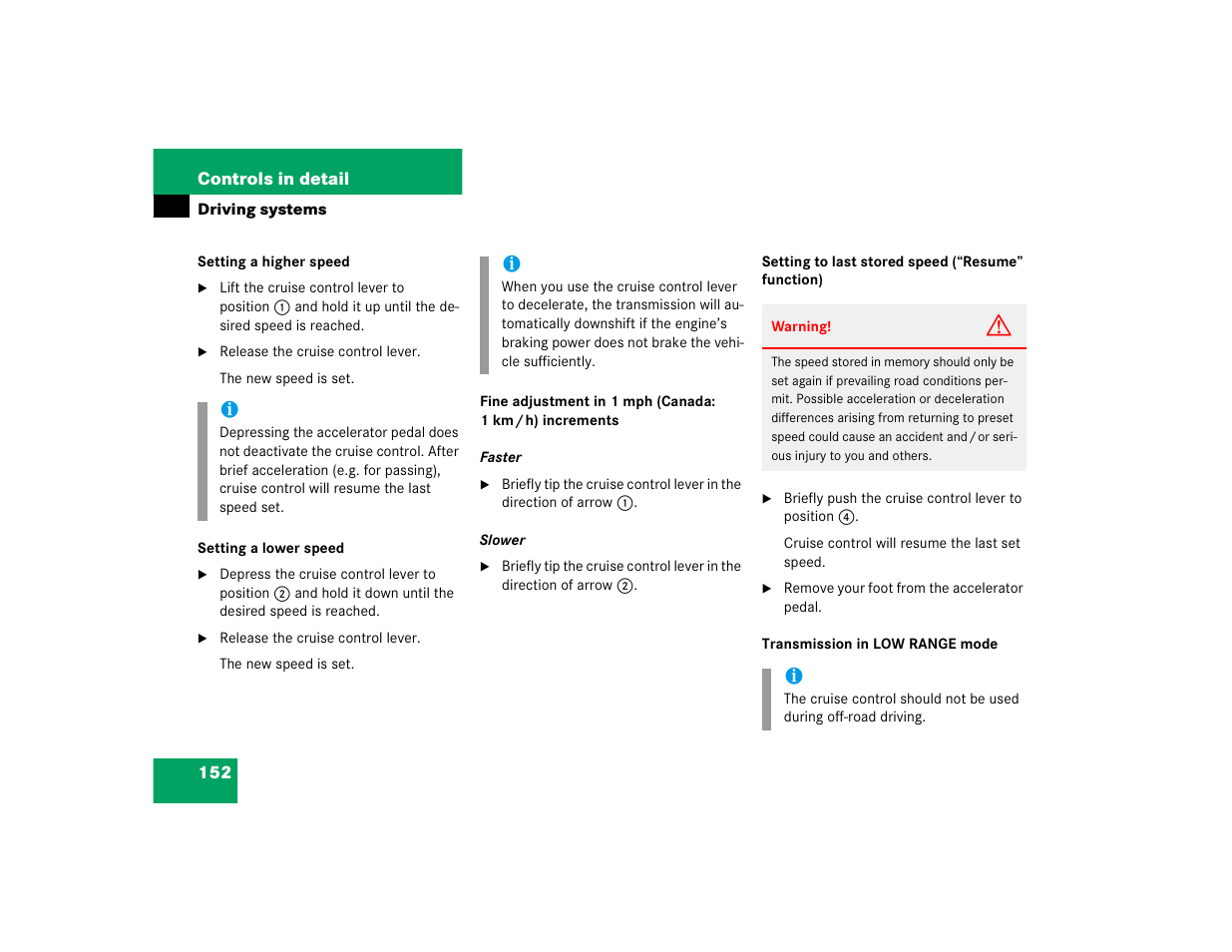 Mercedes-Benz 2004 ML 500 User Manual | Page 152 / 344