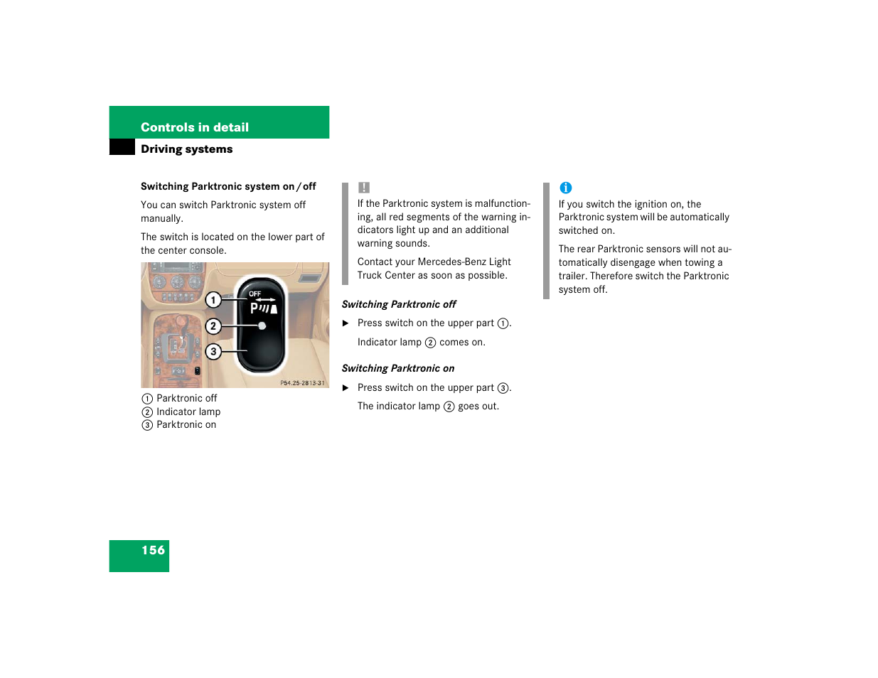 Mercedes-Benz 2004 ML 500 User Manual | Page 156 / 344