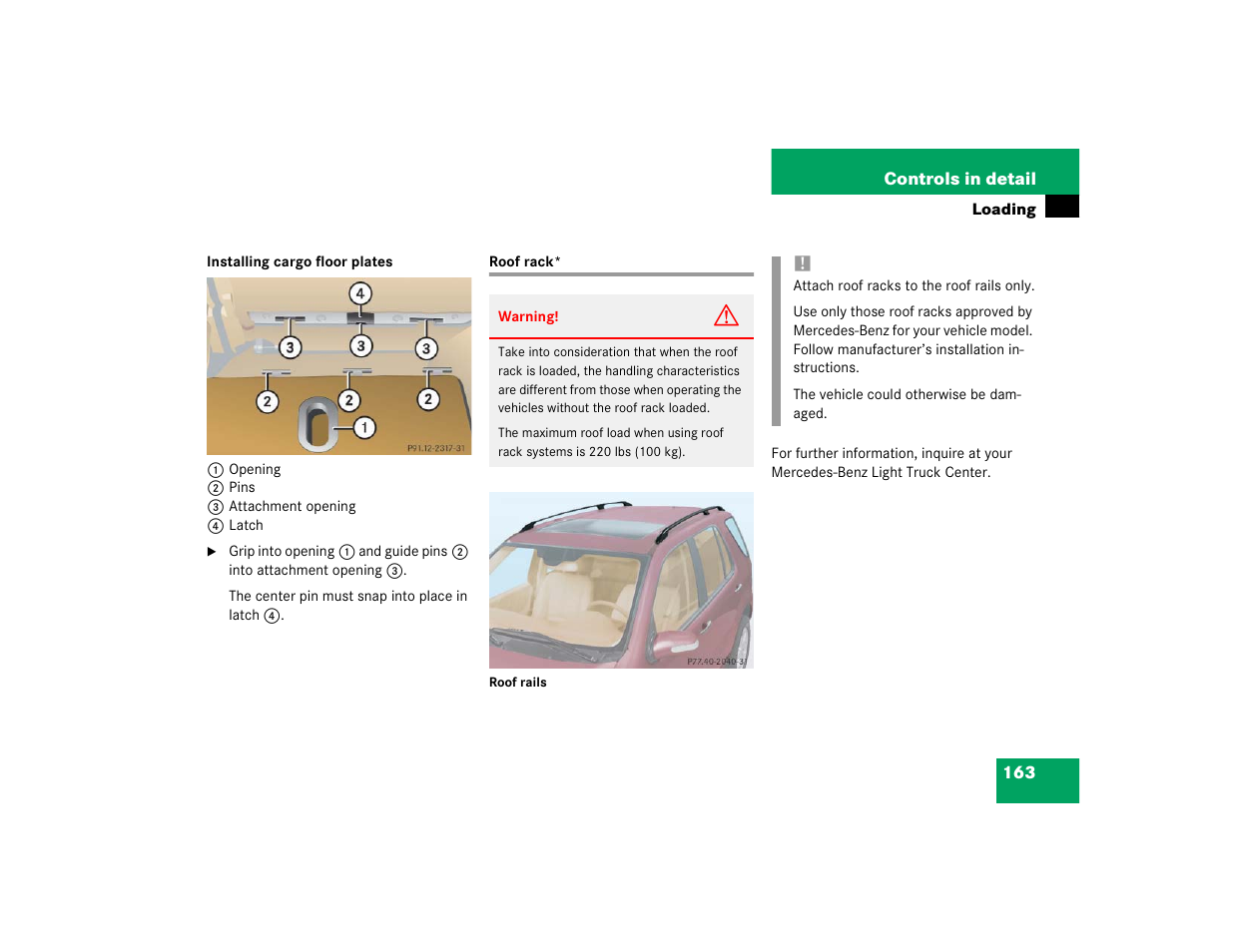 Mercedes-Benz 2004 ML 500 User Manual | Page 163 / 344