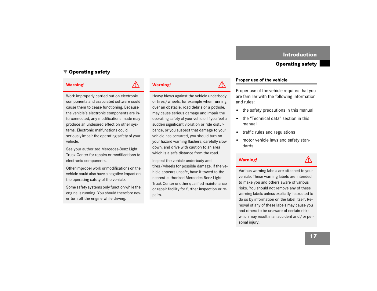 Mercedes-Benz 2004 ML 500 User Manual | Page 17 / 344