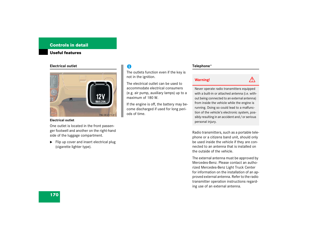 Mercedes-Benz 2004 ML 500 User Manual | Page 170 / 344