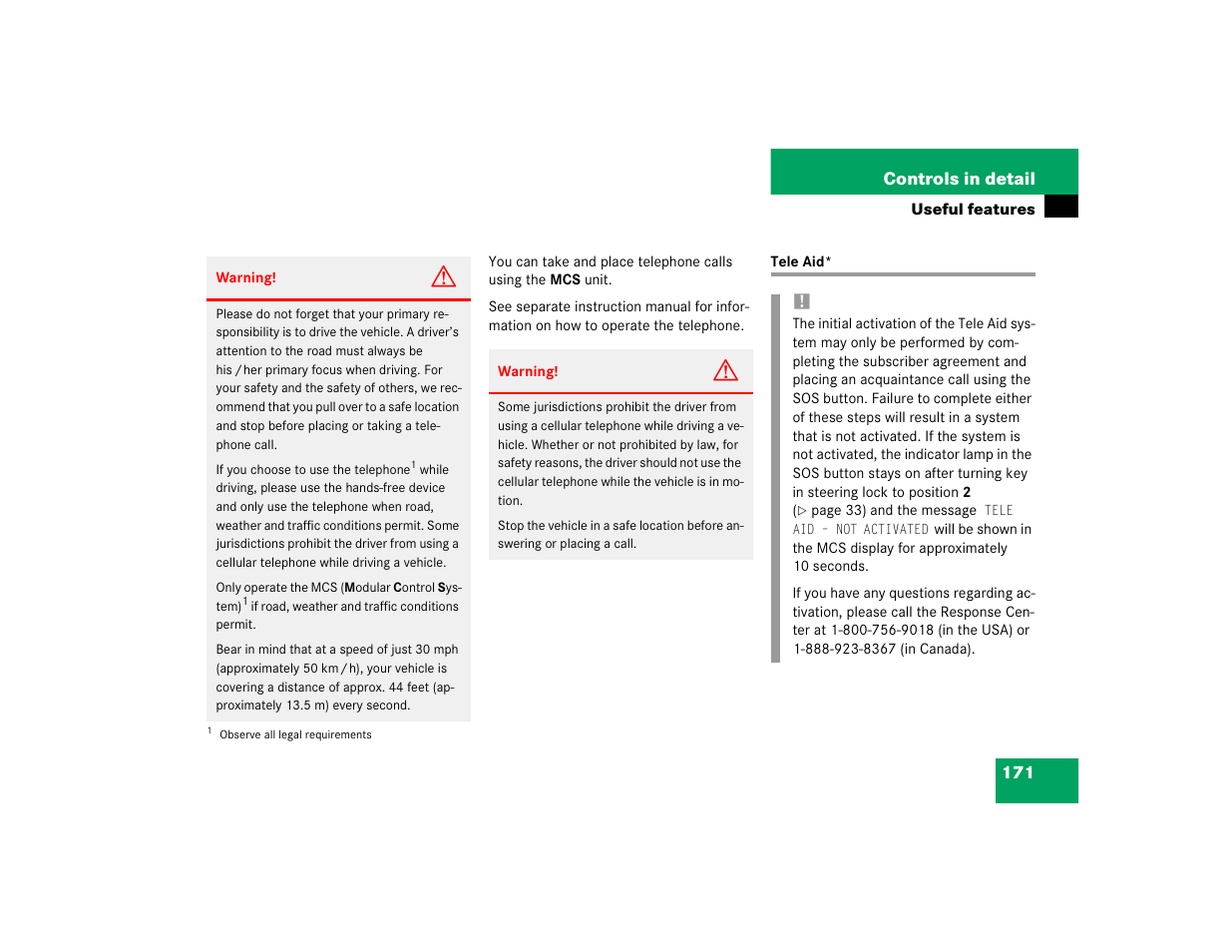 Mercedes-Benz 2004 ML 500 User Manual | Page 171 / 344