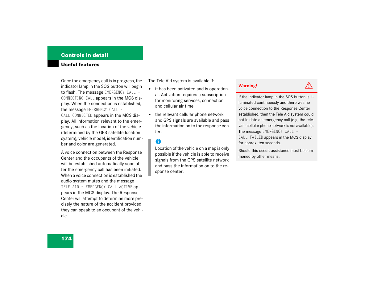Mercedes-Benz 2004 ML 500 User Manual | Page 174 / 344
