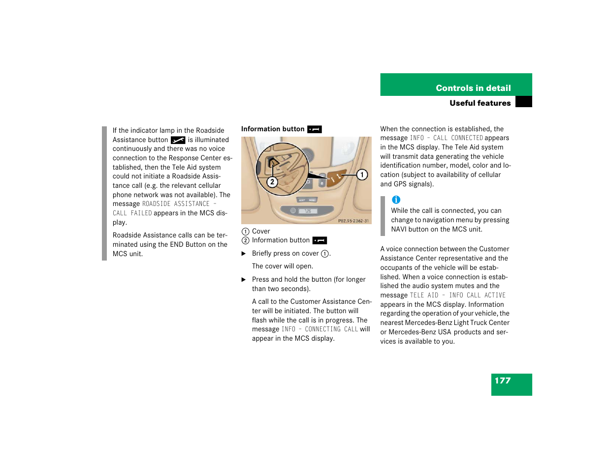 Mercedes-Benz 2004 ML 500 User Manual | Page 177 / 344