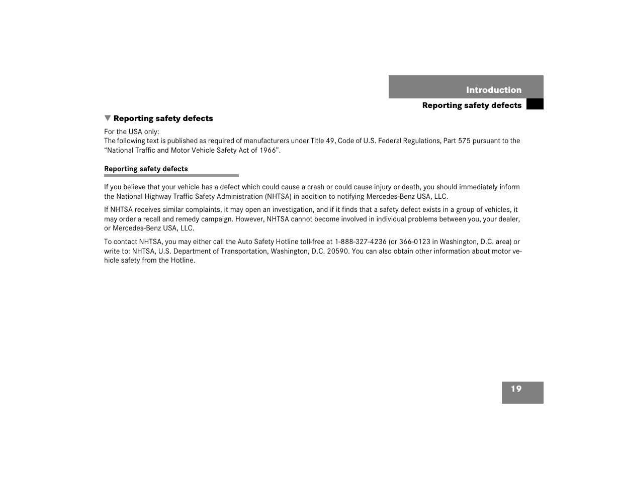 Mercedes-Benz 2004 ML 500 User Manual | Page 19 / 344