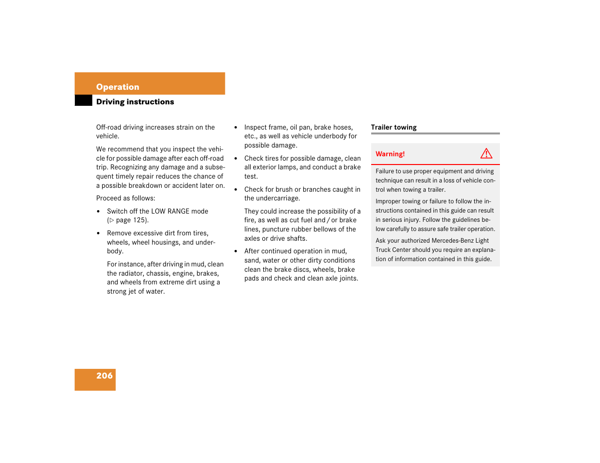 Mercedes-Benz 2004 ML 500 User Manual | Page 206 / 344