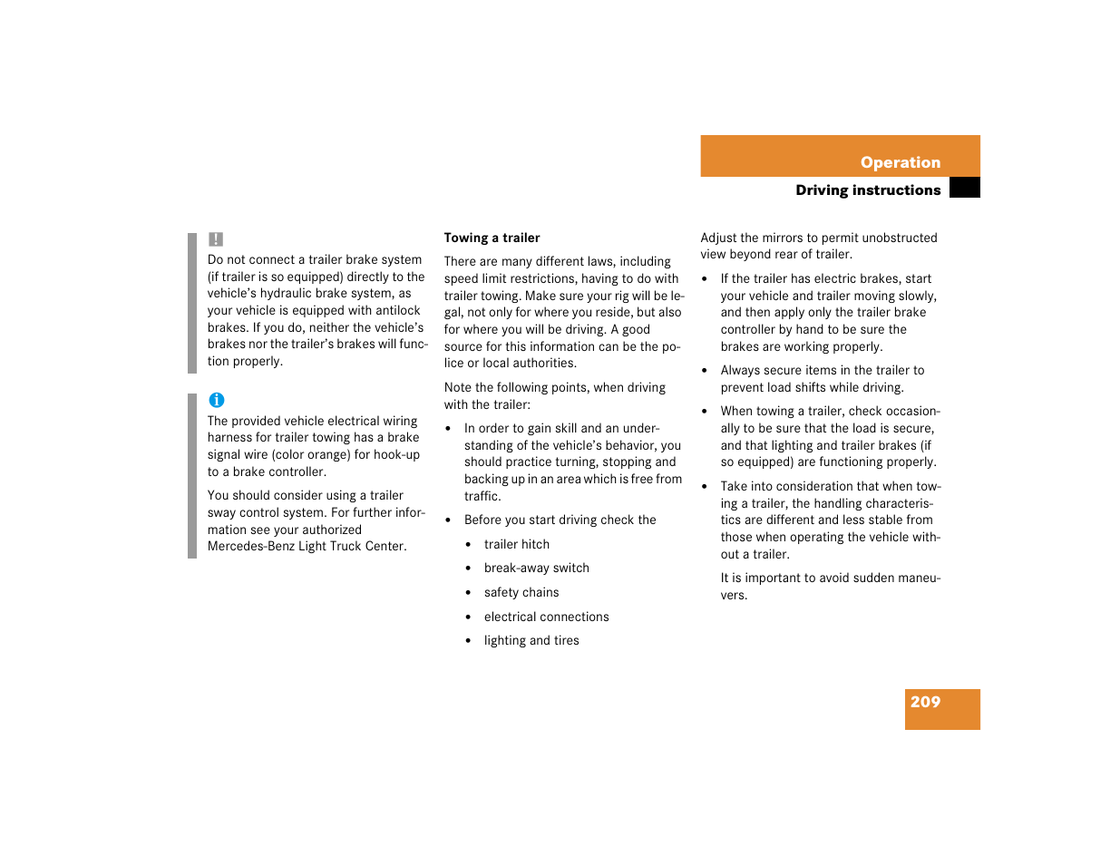 Mercedes-Benz 2004 ML 500 User Manual | Page 209 / 344