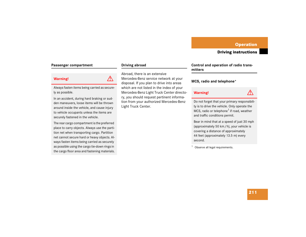 Mercedes-Benz 2004 ML 500 User Manual | Page 211 / 344