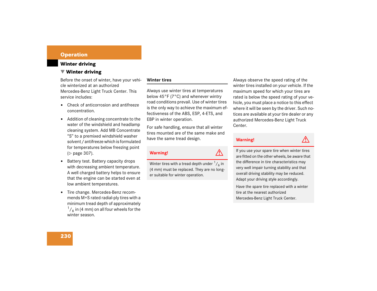 Mercedes-Benz 2004 ML 500 User Manual | Page 230 / 344