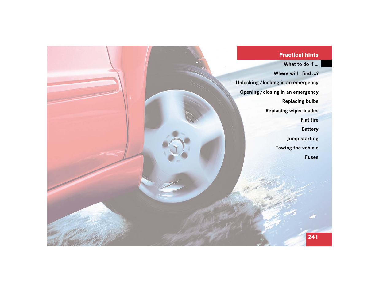 Mercedes-Benz 2004 ML 500 User Manual | Page 241 / 344