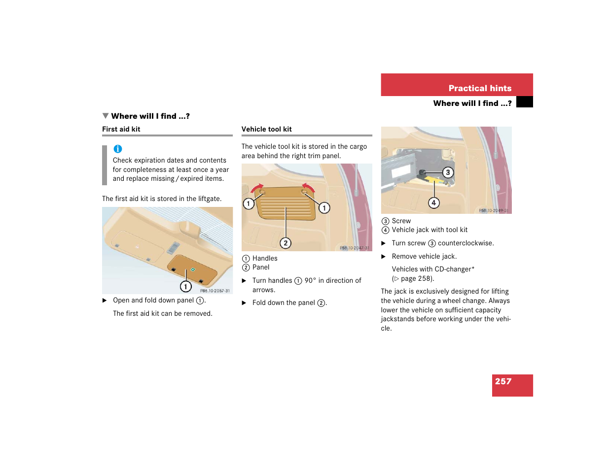 Mercedes-Benz 2004 ML 500 User Manual | Page 257 / 344