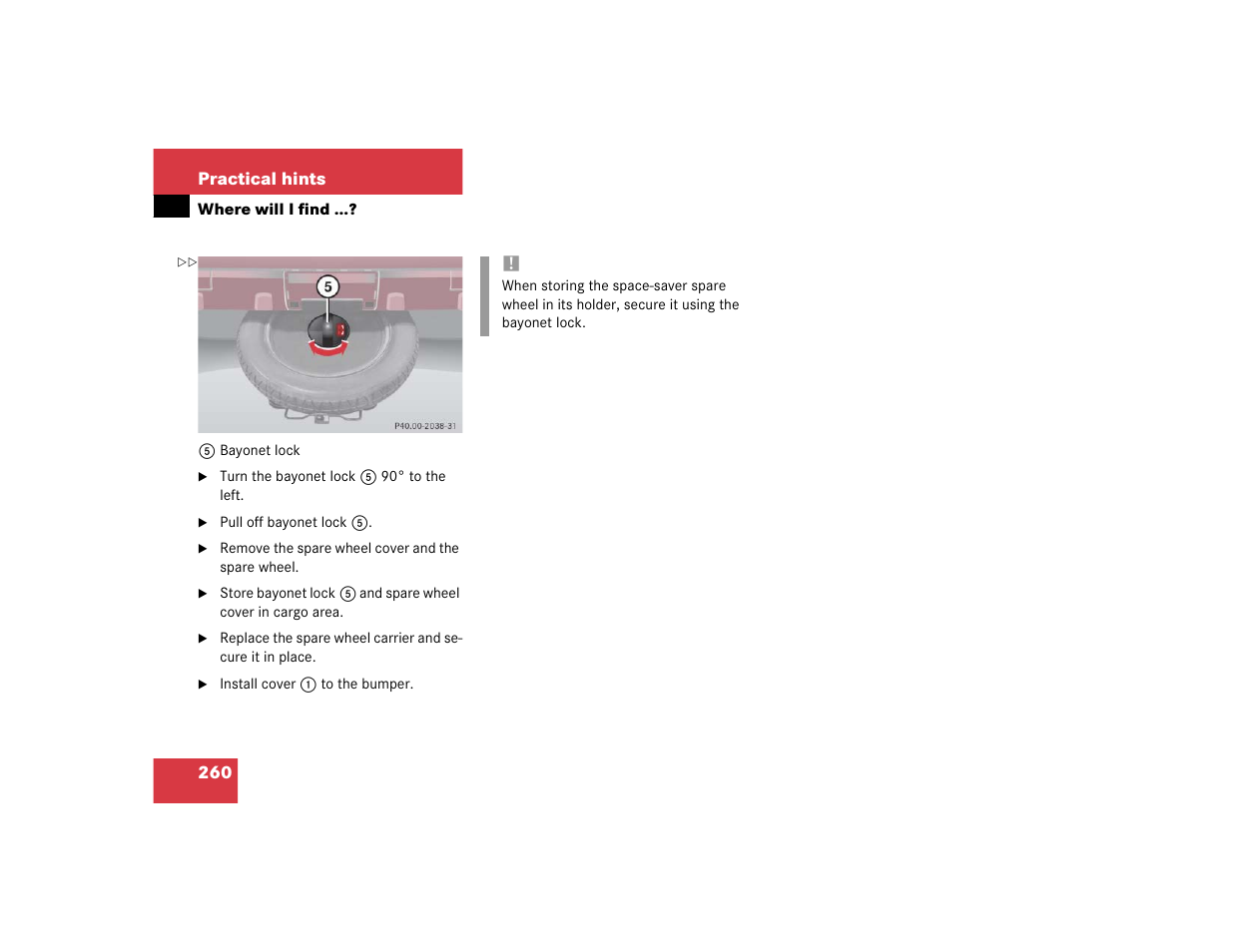 Mercedes-Benz 2004 ML 500 User Manual | Page 260 / 344