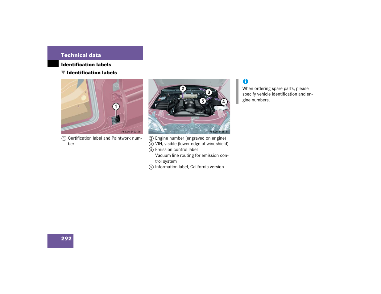 Mercedes-Benz 2004 ML 500 User Manual | Page 292 / 344