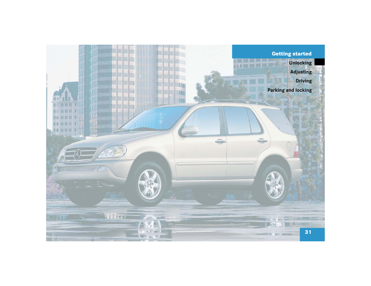 Mercedes-Benz 2004 ML 500 User Manual | Page 31 / 344