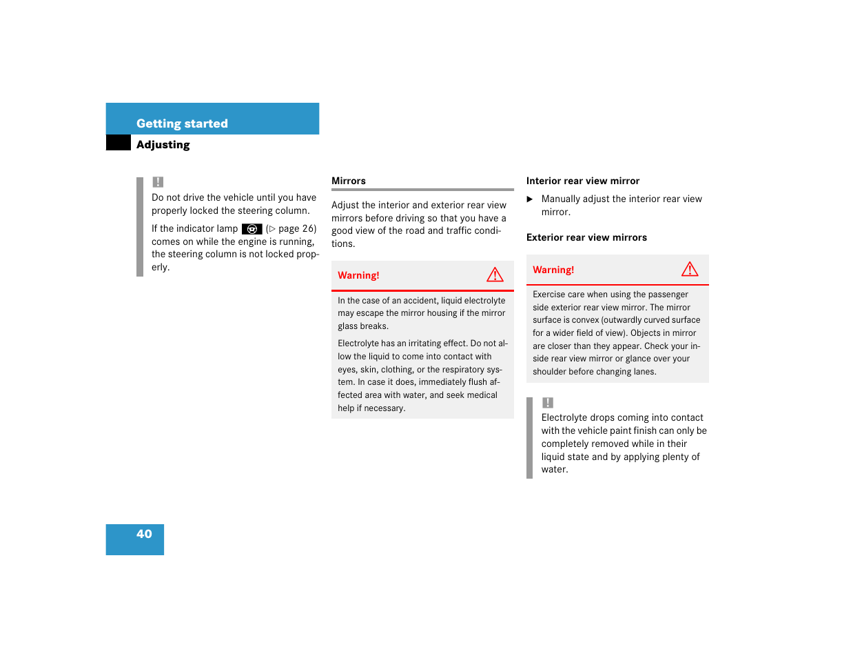 Mercedes-Benz 2004 ML 500 User Manual | Page 40 / 344
