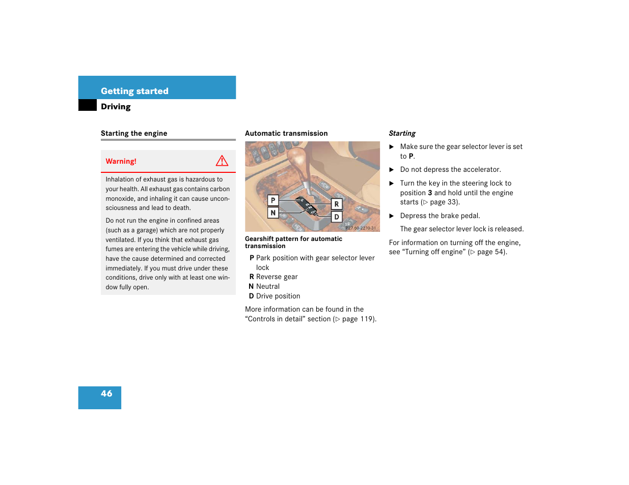 Mercedes-Benz 2004 ML 500 User Manual | Page 46 / 344