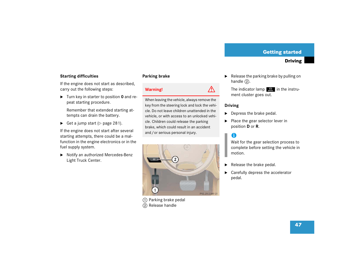 Mercedes-Benz 2004 ML 500 User Manual | Page 47 / 344