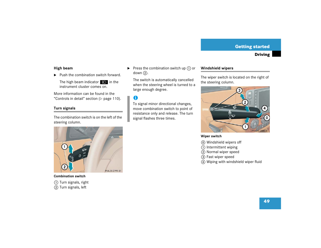 Mercedes-Benz 2004 ML 500 User Manual | Page 49 / 344