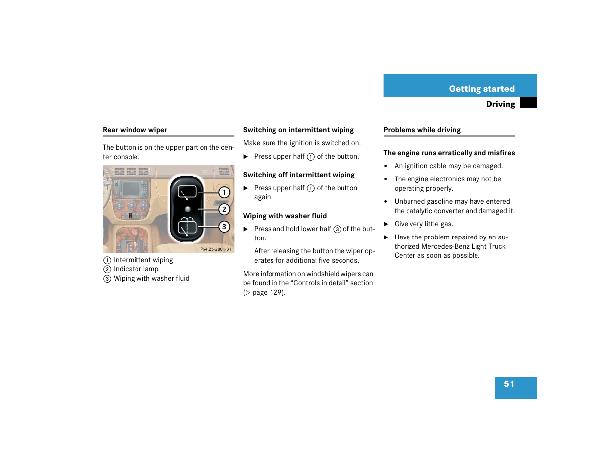 Mercedes-Benz 2004 ML 500 User Manual | Page 51 / 344