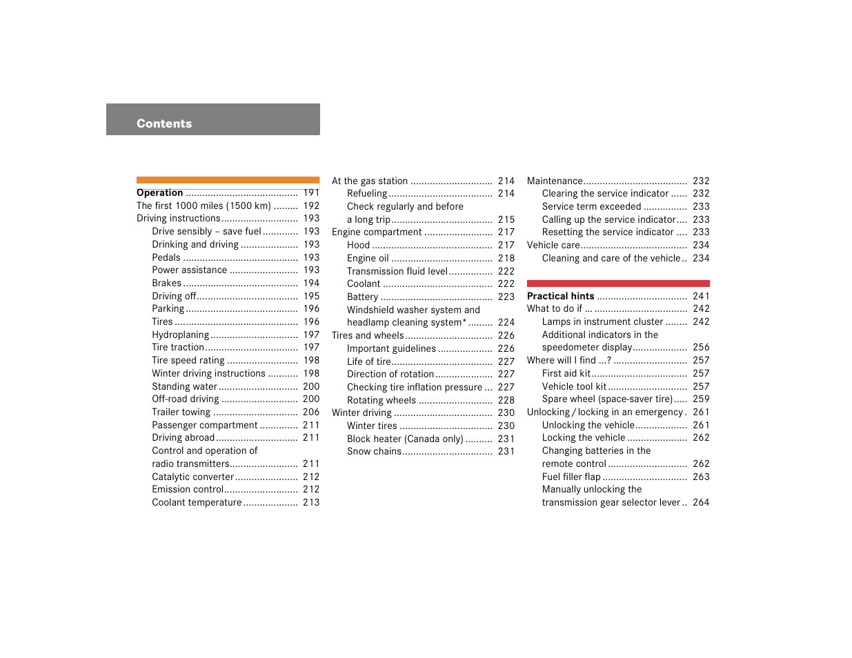 Mercedes-Benz 2004 ML 500 User Manual | Page 6 / 344