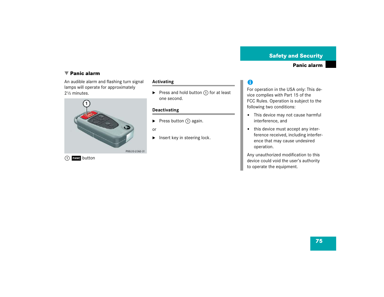 Mercedes-Benz 2004 ML 500 User Manual | Page 75 / 344