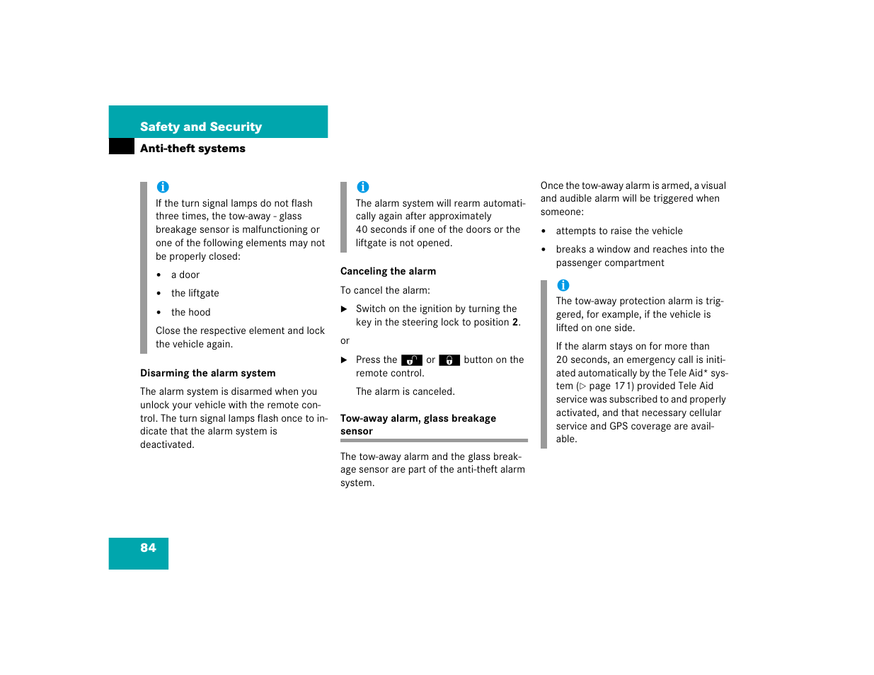 Mercedes-Benz 2004 ML 500 User Manual | Page 84 / 344