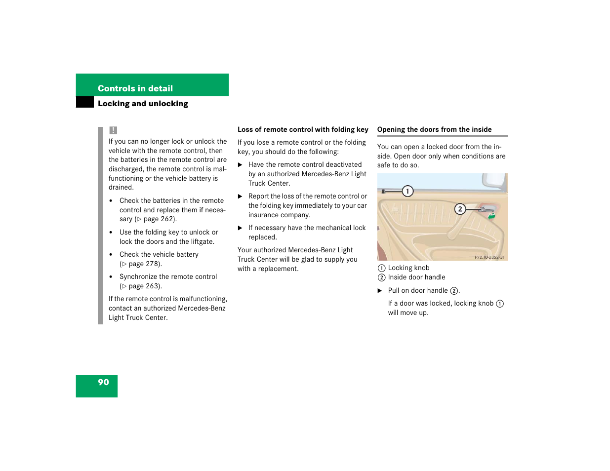 Mercedes-Benz 2004 ML 500 User Manual | Page 90 / 344