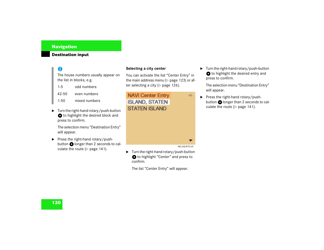 Mercedes-Benz Command 209 User Manual | Page 138 / 225