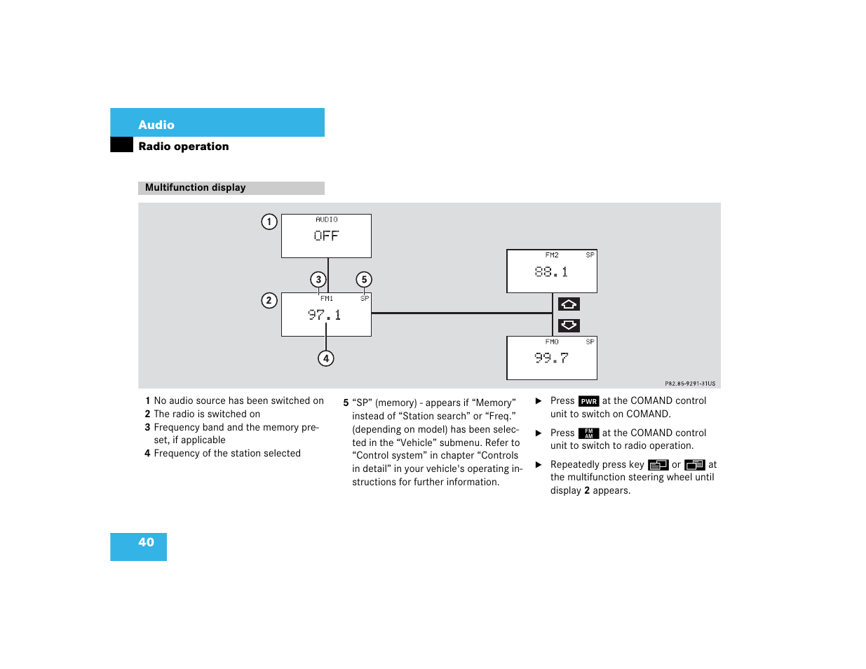 Mercedes-Benz Command 209 User Manual | Page 48 / 225