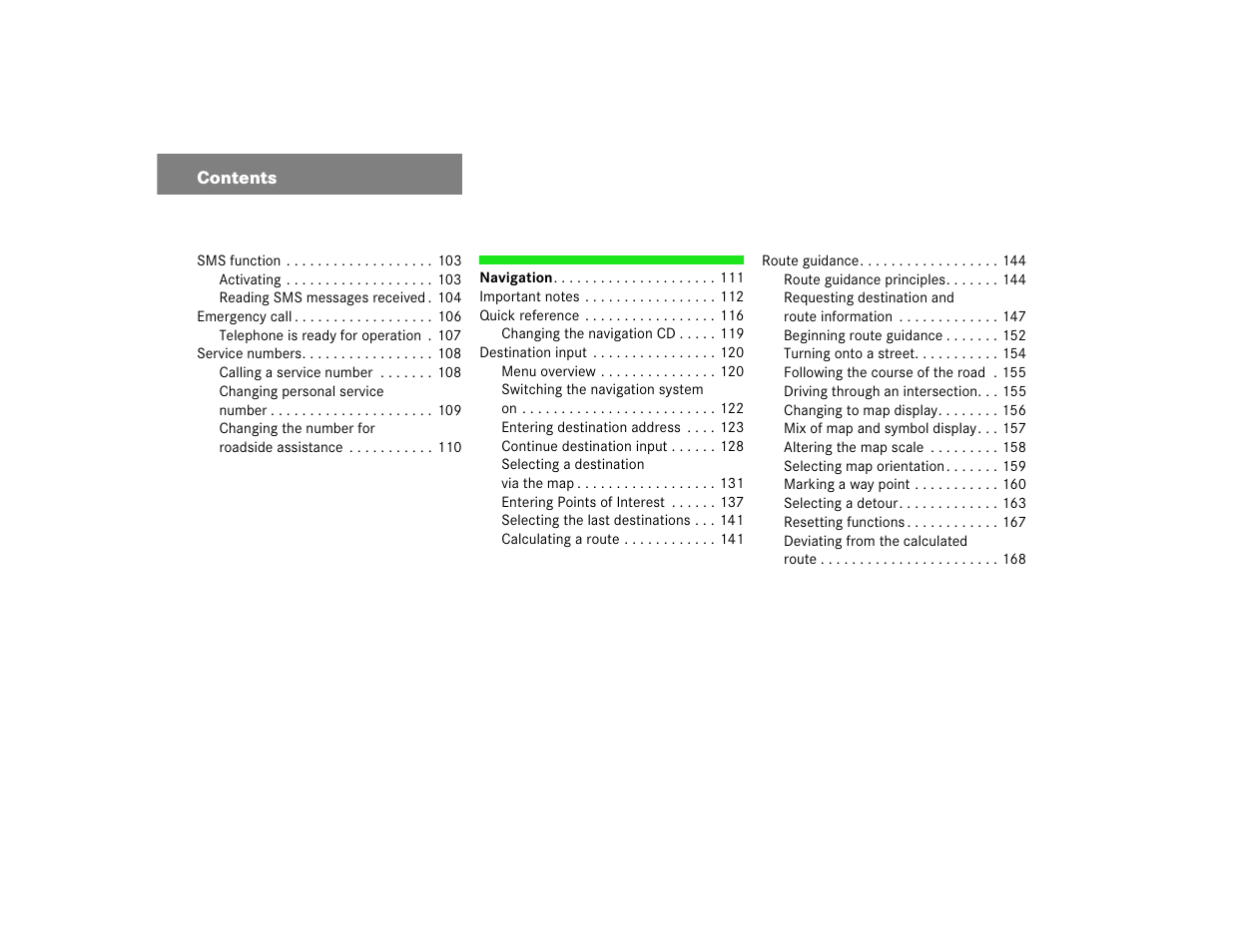 Mercedes-Benz Command 209 User Manual | Page 6 / 225