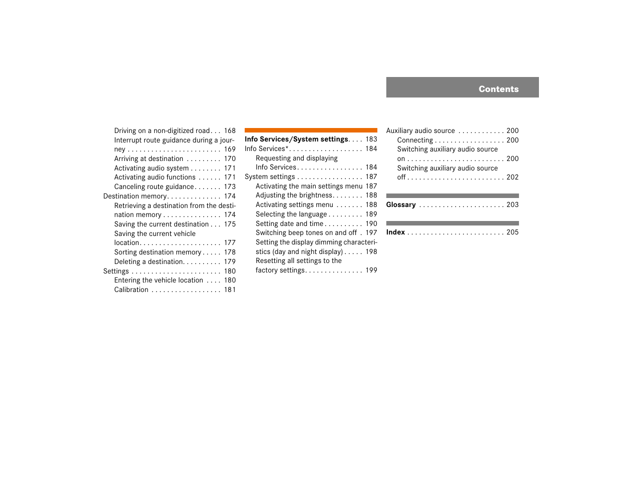 Mercedes-Benz Command 209 User Manual | Page 7 / 225